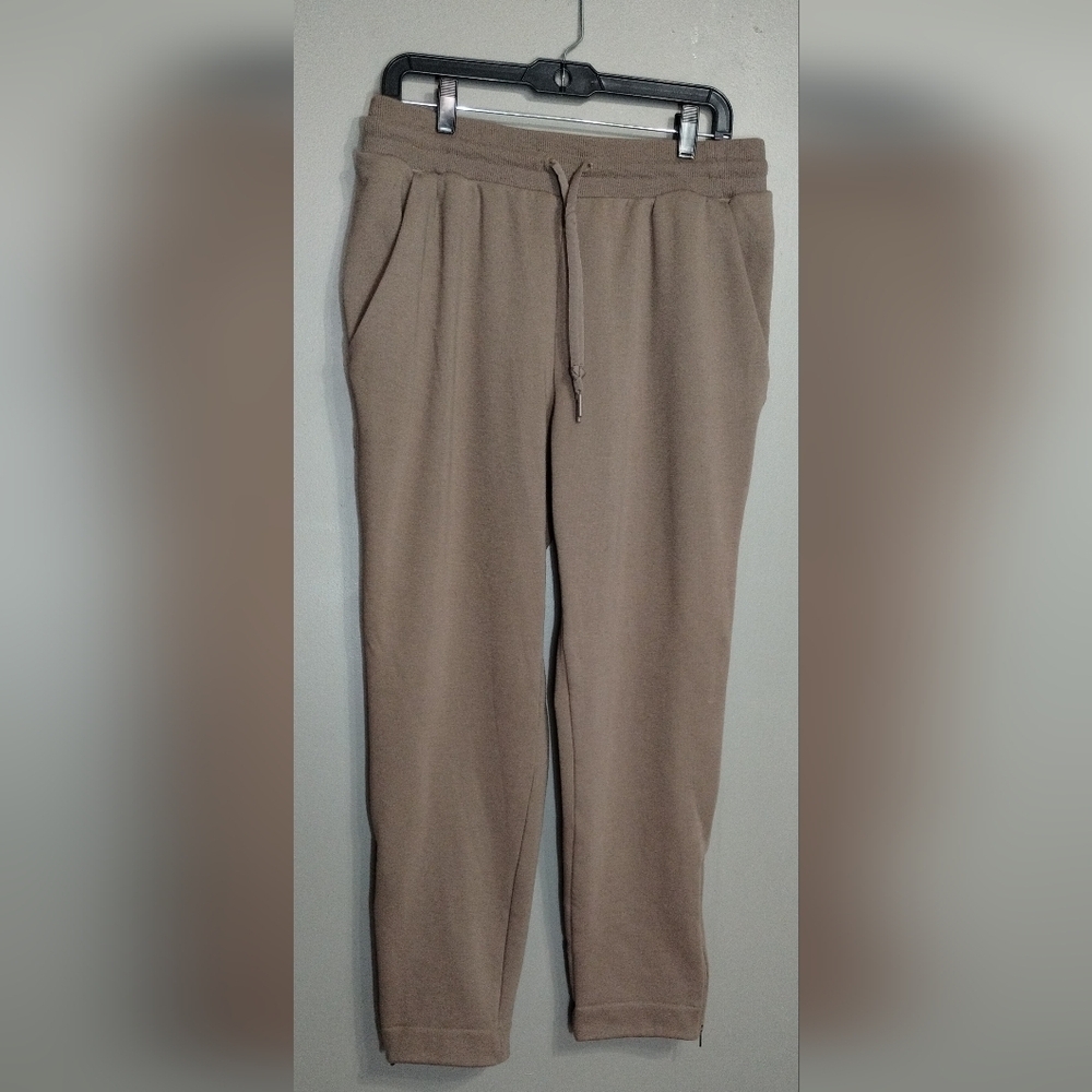 Athleta Straight Leg Sweatpants Women's Brown Size (L)